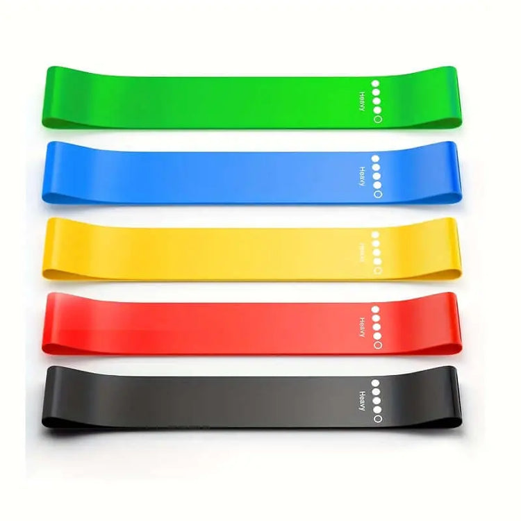 LUXEHAEVEN 5pcs Purple Resistance Bands for Fitness Training