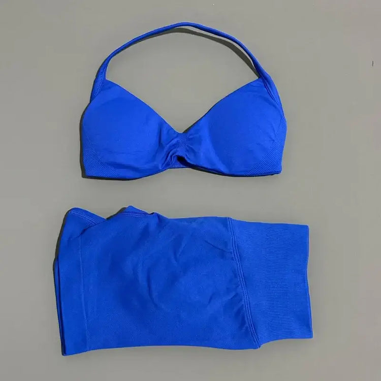 LUXEHAEVEN Strappy Yoga Gym Set