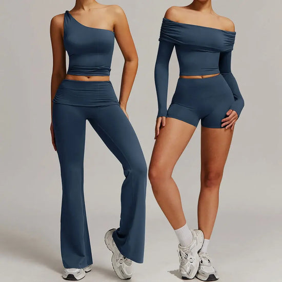 LUXEHAEVEN Yoga Set - 2 Piece Women Fitness Outfits