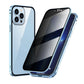 LUXEHAEVEN Privacy-proof Magneto Phone Case Double Sided Metal Frame LuxeHaeven