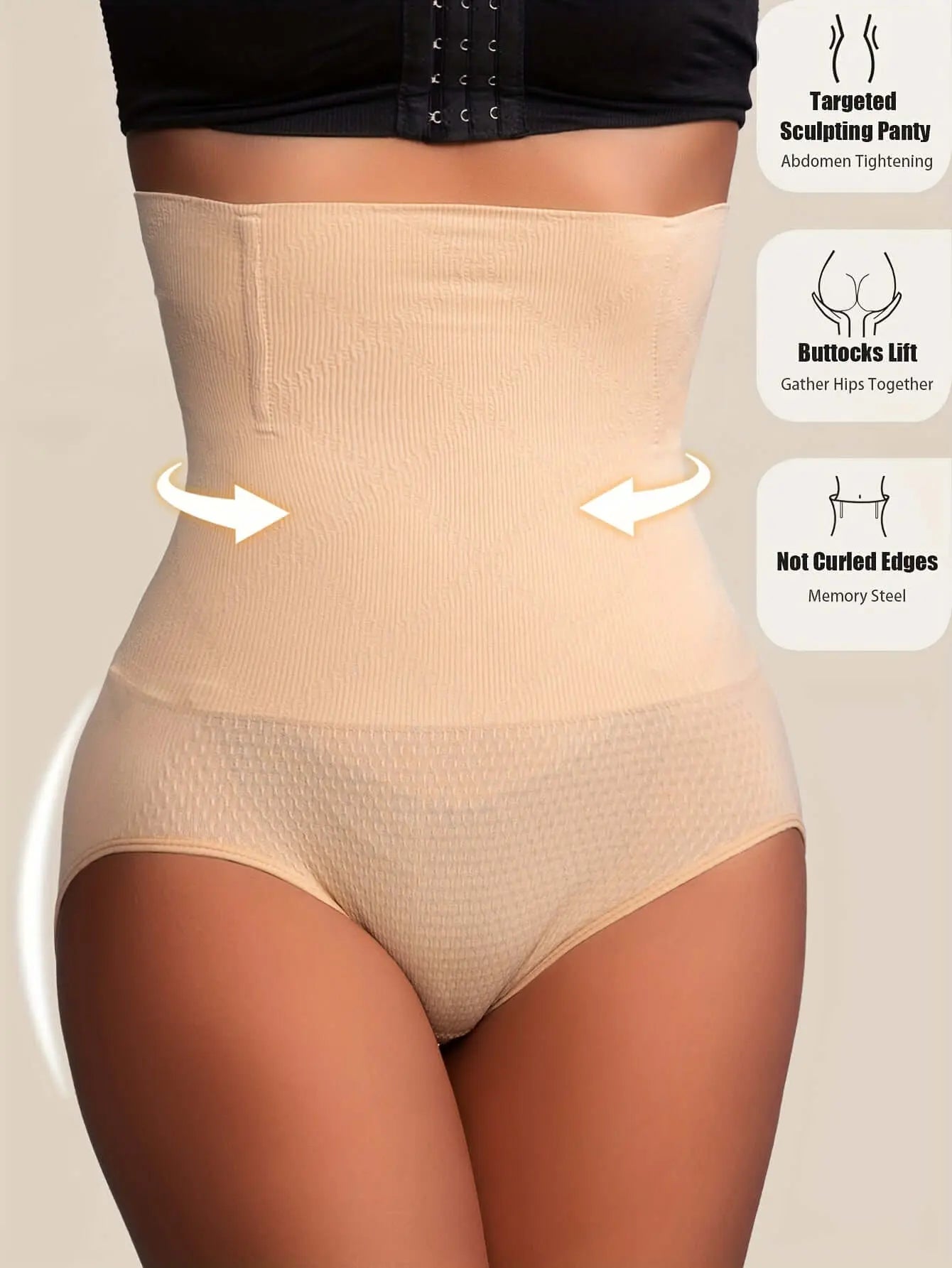 LUXEHAEVEN High Waist Shaping Panties for Ultimate Control