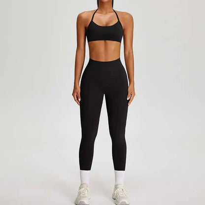 LUXEHAEVEN Fitness Set Nude-Feel Yoga Wear Womens LuxeHaeven