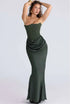 LUXEHAEVEN Slim Tube Top Long Dress Sexy Fashion Bandeau Backless Party Evening Dresses For Women Clothing LuxeHaeven