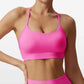 LUXEHAEVEN Womens Solid-Colored Versatile Thin-Strap Shock-Absorbing Quick-Drying Yoga Tank Top LuxeHaeven