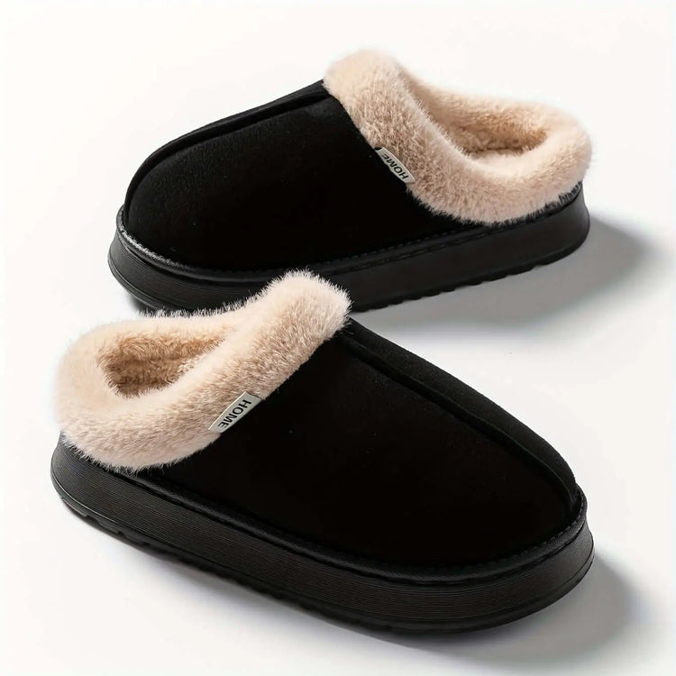 LUXEHAEVEN Cozy Plush Winter Slippers - Non-Slip & Stylish