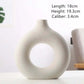 LUXEHAEVEN Biscuit Vase Frosted Particle Flower Arranging Device LuxeHaeven