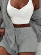 LUXEHAEVEN Warm Fuzzy Pajama Set for Ultimate Comfort