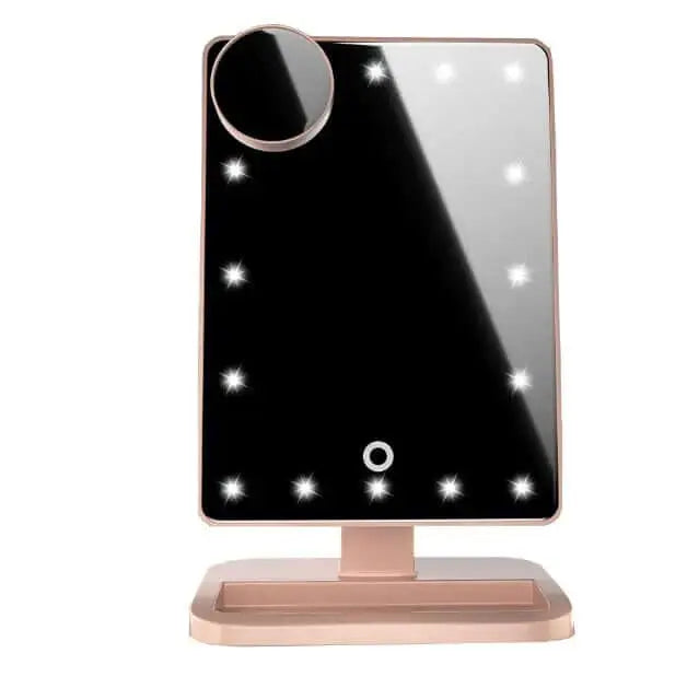 LUXEHAEVEN 3-in-1 Touch Screen Makeup Mirror with Bluetooth