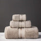LUXEHAEVEN Pure Color Thick Cotton Bath Towel Set Towel Set Increased Pure Cotton Beach Towel Beauty Salon Bath Towel LuxeHaeven