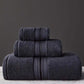 LUXEHAEVEN Pure Color Thick Cotton Bath Towel Set Towel Set Increased Pure Cotton Beach Towel Beauty Salon Bath Towel LuxeHaeven