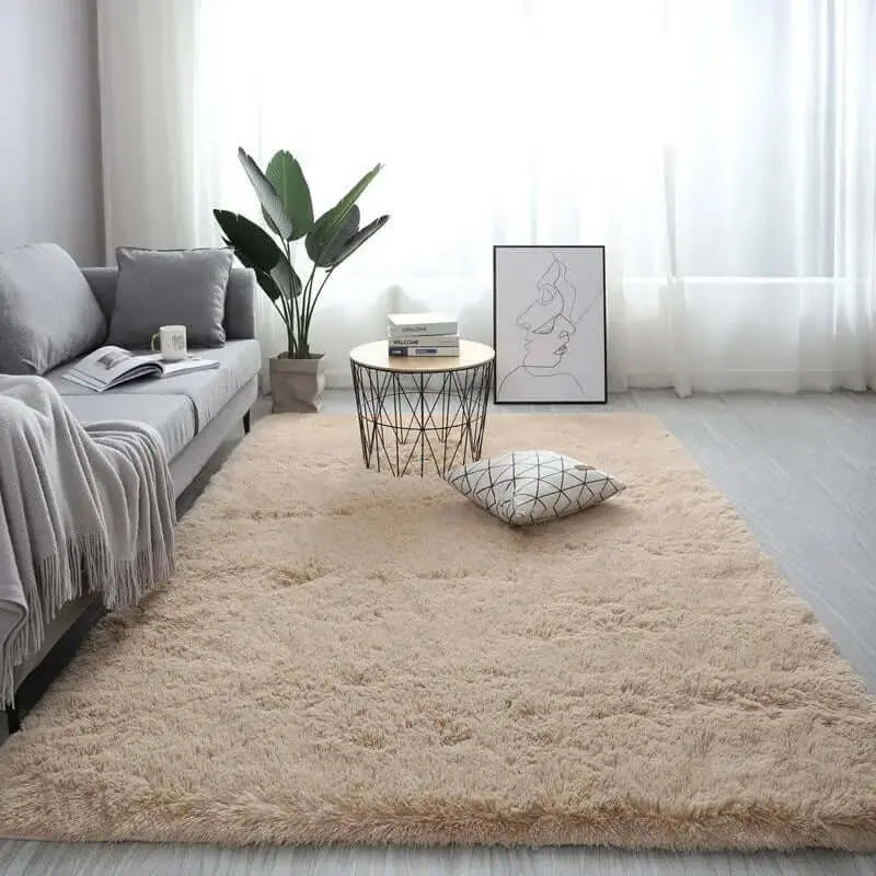 LUXEHAEVEN Fluffy Carpet Rugs For Bedroom living Room Rectangle Large Size Plush Anti-slip Soft Carpet LuxeHaeven
