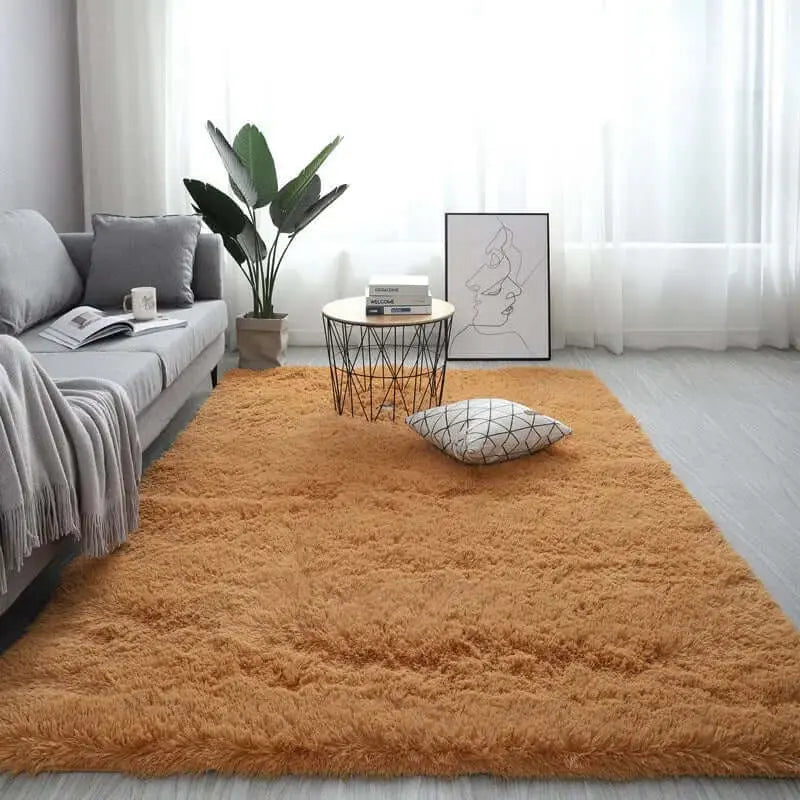 LUXEHAEVEN Fluffy Carpet Rugs For Bedroom living Room Rectangle Large Size Plush Anti-slip Soft Carpet LuxeHaeven