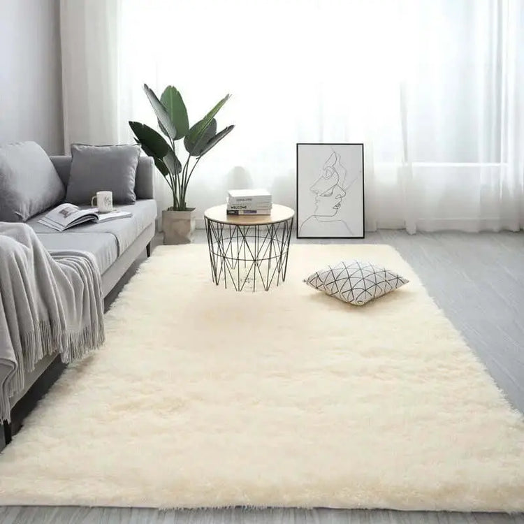 LUXEHAEVEN Fluffy Carpet Rugs For Bedroom living Room Rectangle Large Size Plush Anti-slip Soft Carpet LuxeHaeven
