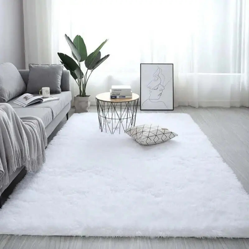 LUXEHAEVEN Fluffy Carpet Rugs For Bedroom living Room Rectangle Large Size Plush Anti-slip Soft Carpet LuxeHaeven