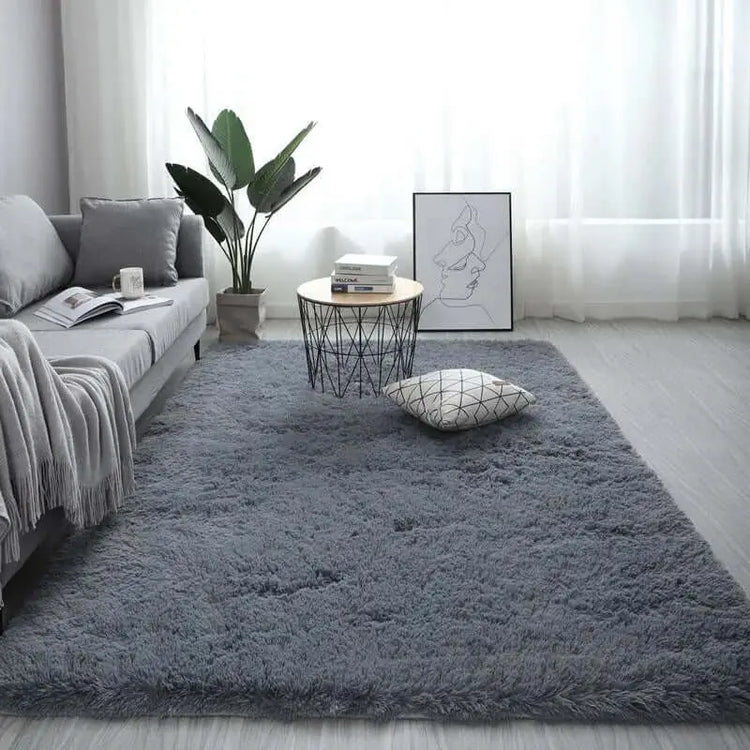 LUXEHAEVEN Fluffy Carpet Rugs For Bedroom living Room Rectangle Large Size Plush Anti-slip Soft Carpet LuxeHaeven
