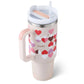 LUXEHAEVEN 40 Oz Tumbler With Handle Straw Insulated, Stainless Steel Spill Proof Vacuum Coffee Cup Tumbler With Lid Tapered Mug Gifts For Valentine Lover Suitable For Car Gym Office Travel LuxeHaeven