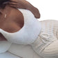 LUXEHAEVEN 3pcs Womens Clothing Long Sleeve Crop Tank Top And Drawstring Shorts Pajama Set LuxeHaeven
