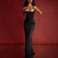 LUXEHAEVEN Slim Tube Top Long Dress Sexy Fashion Bandeau Backless Party Evening Dresses For Women Clothing LuxeHaeven