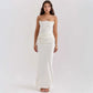 LUXEHAEVEN Slim Tube Top Long Dress Sexy Fashion Bandeau Backless Party Evening Dresses For Women Clothing LuxeHaeven