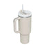 LUXEHAEVEN 40 Oz Tumbler With Handle Straw Insulated, Stainless Steel Spill Proof Vacuum Coffee Cup Tumbler With Lid Tapered Mug Gifts For Valentine Lover Suitable For Car Gym Office Travel LuxeHaeven