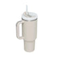 LUXEHAEVEN 40 Oz Tumbler With Handle Straw Insulated, Stainless Steel Spill Proof Vacuum Coffee Cup Tumbler With Lid Tapered Mug Gifts For Valentine Lover Suitable For Car Gym Office Travel LuxeHaeven