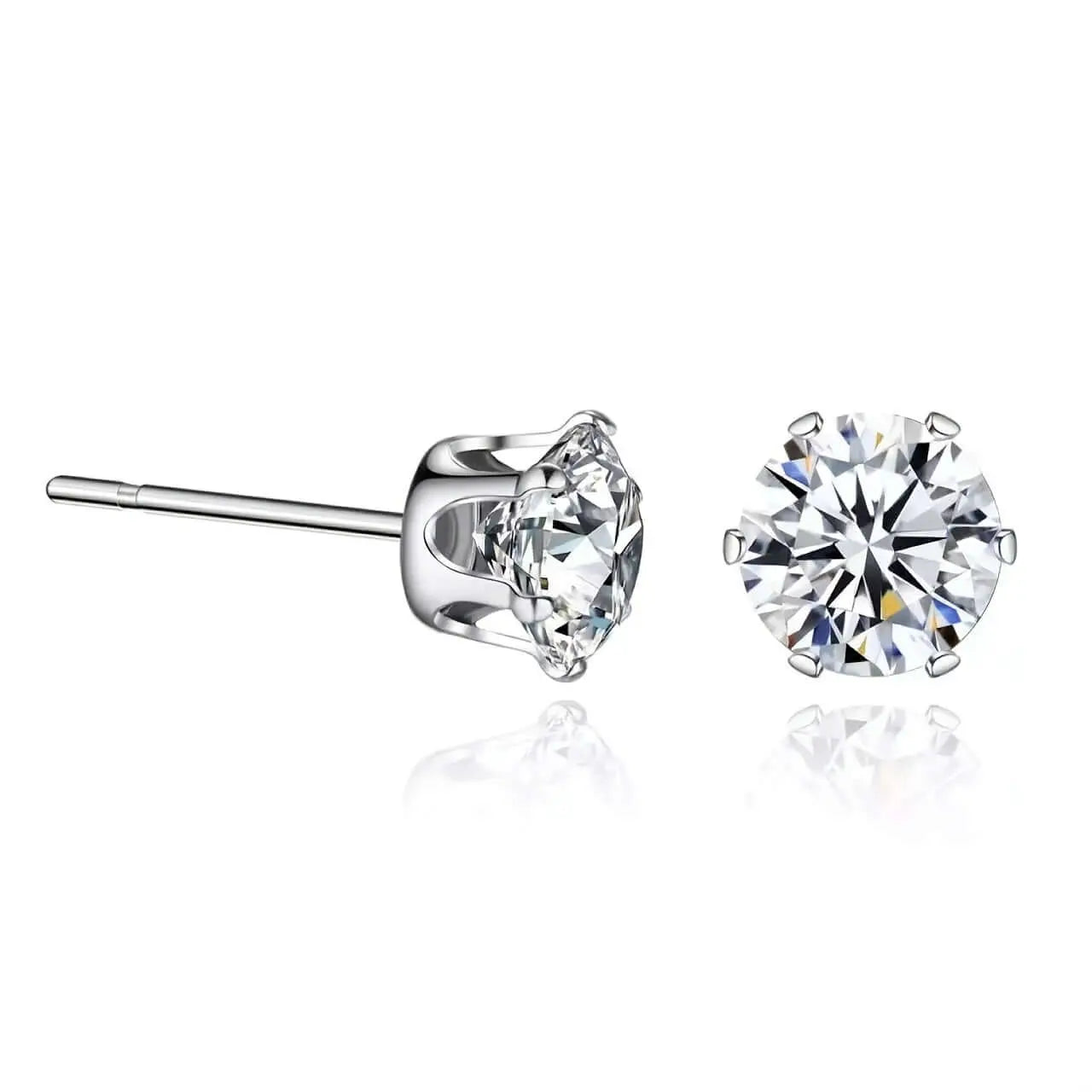 LUXEHAEVEN Sparkling Titanium Steel Earrings