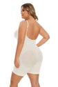 LUXEHAEVEN Simple Waist Fitted Belly Contracting And Hip Lifting Exposed Back Beauty Back Boxer Jumpsuit LuxeHaeven