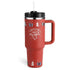 LUXEHAEVEN 40 Oz Tumbler With Handle Straw Insulated, Stainless Steel Spill Proof Vacuum Coffee Cup Tumbler With Lid Tapered Mug Gifts For Valentine Lover Suitable For Car Gym Office Travel LuxeHaeven