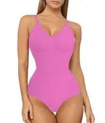 LUXEHAEVEN Strap-style One-piece Shapewear With Front-button Closure, Womens LuxeHaeven