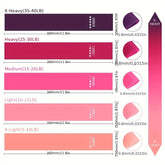 LUXEHAEVEN 5pcs Purple Resistance Bands for Fitness Training