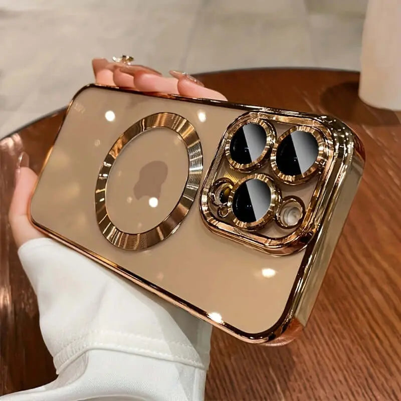 LUXEHAEVEN Luxury Magnetic Wireless Phone Case