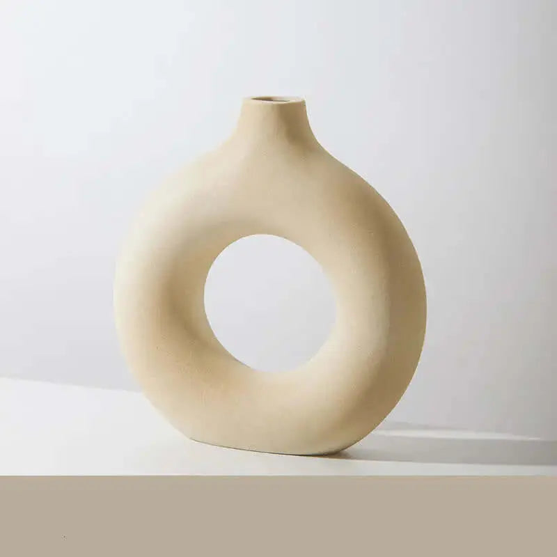 LUXEHAEVEN Biscuit Vase Frosted Particle Flower Arranging Device LuxeHaeven