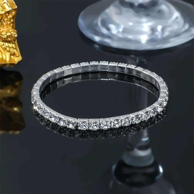 LUXEHAEVEN: Luxurious Tennis Bracelet - Hand Jewelry