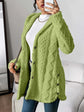 LUXEHAEVEN Warm Hooded Cardigan Coat