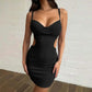 LUXEHAEVEN Midriff-baring Bust-flattering Slip Dress Chic And Sassy
