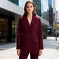 LUXEHAEVEN Womens Versatile Single-Breasted V-Neck Long-Sleeve Blazer LuxeHaeven