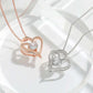LUXEHAEVEN Necklace With Rhinestones Ins Personalized Heart-shaped Necklace Clavicle Chain Jewelry For Women LuxeHaeven