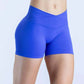 LUXEHAEVEN Seamless Knitted Womens Yoga Fitness Sports Three-Quarter Shorts LuxeHaeven