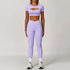 LUXEHAEVEN Color-block Yoga Set With A Beautiful Back LuxeHaeven