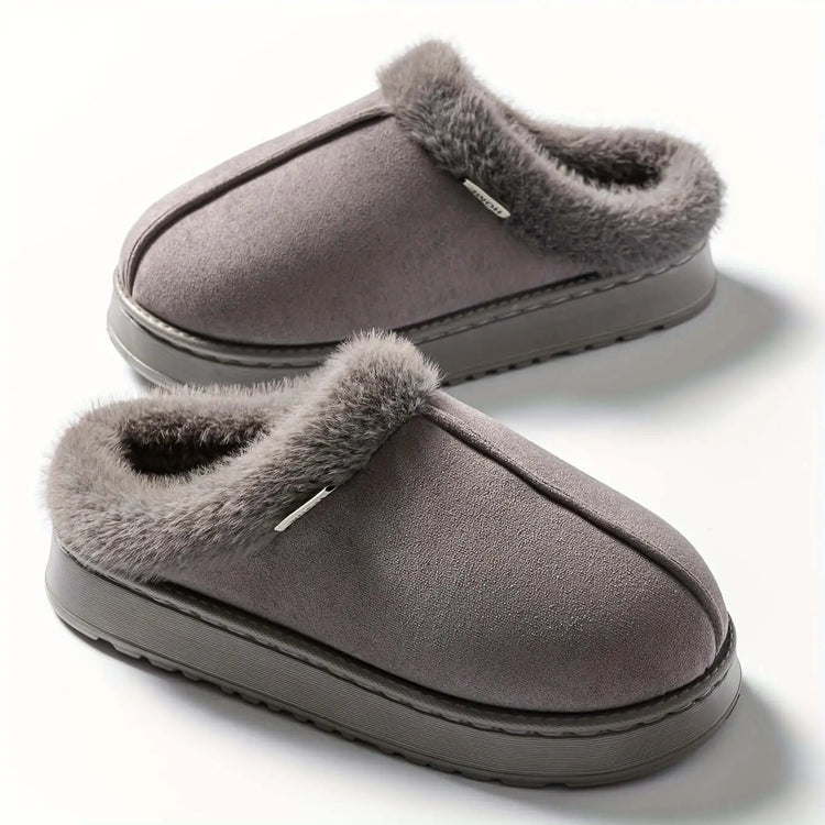 LUXEHAEVEN Cozy Plush Winter Slippers - Non-Slip & Stylish