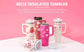 LUXEHAEVEN 40 Oz Tumbler With Handle Straw Insulated, Stainless Steel Spill Proof Vacuum Coffee Cup Tumbler With Lid Tapered Mug Gifts For Valentine Lover Suitable For Car Gym Office Travel LuxeHaeven