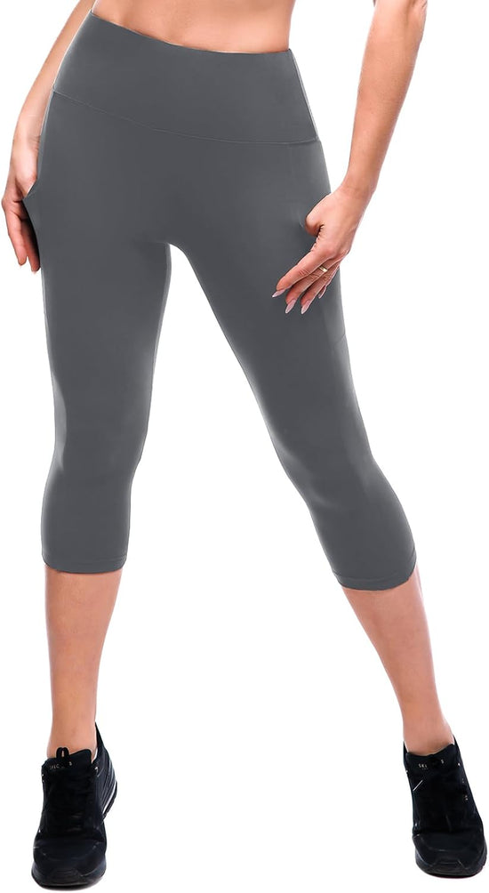 LUXEHAEVEN Women High Waisted Leggings with Pockets