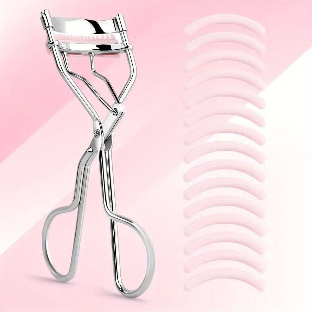 LUXEHAEVEN Eyelash Curler & 15 Pads - Perfect Curling Tool