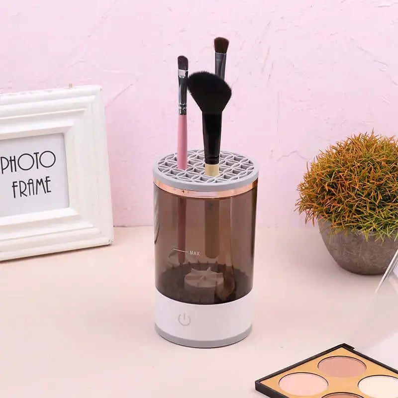 LUXEHAEVEN Women Eye Shadow Brush Cleaning Tool Portable Electric Makeup Brush Cleaner Machine With USB Charging Automatic Cosmetic Brush LuxeHaeven