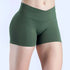 LUXEHAEVEN Seamless Knitted Womens Yoga Fitness Sports Three-Quarter Shorts LuxeHaeven