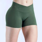LUXEHAEVEN Seamless Knitted Womens Yoga Fitness Sports Three-Quarter Shorts LuxeHaeven