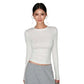 LUXEHAEVEN Slimming Figure-hugging Solid-color Base Top For Women LuxeHaeven