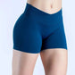 LUXEHAEVEN Seamless Knitted Womens Yoga Fitness Sports Three-Quarter Shorts LuxeHaeven