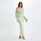 LUXEHAEVEN Stylish One-Shoulder Long Dress for Women LuxeHaeven