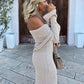 LUXEHAEVEN Stylish One-Shoulder Long Dress for Women LuxeHaeven